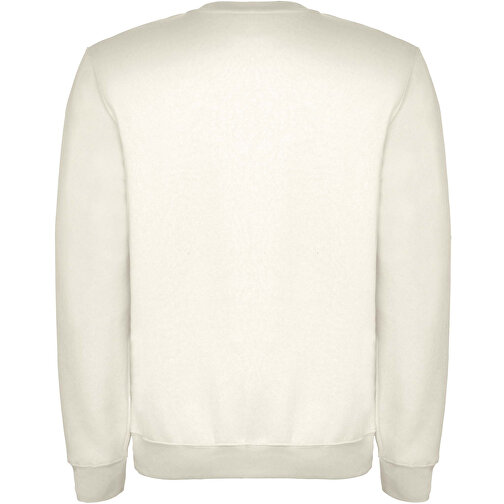 Clasica Sweatshirt Mit Rundhalsausschnitt Unisex , Vintage White, Strick 50% Baumwolle, 50% Polyester, 280 g/m2, 3XL, , Bild 3