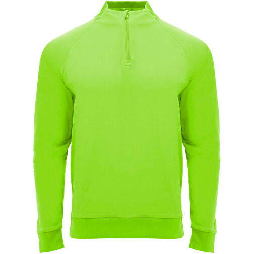 Epiro Half-Zip Sweatshirt Unisex , Fluor Green, Mesh mit Cool Fit Finish 100% Polyester, 200 g/m2, XL, , Bild 1