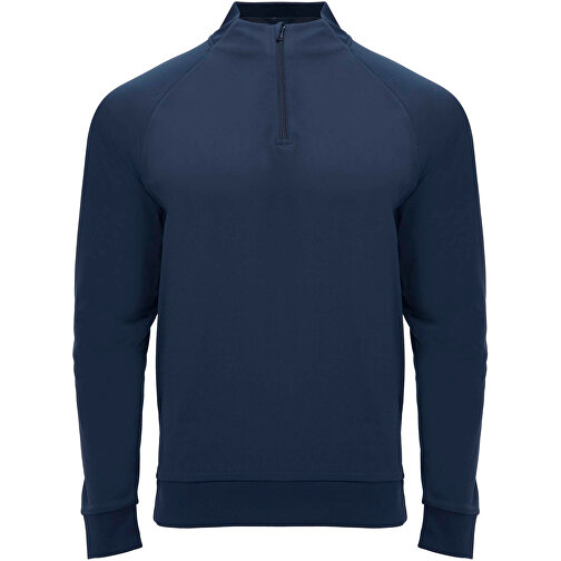 Epiro Half-Zip Sweatshirt Unisex , Navy Blue, Mesh mit Cool Fit Finish 100% Polyester, 200 g/m2, S, , Bild 1