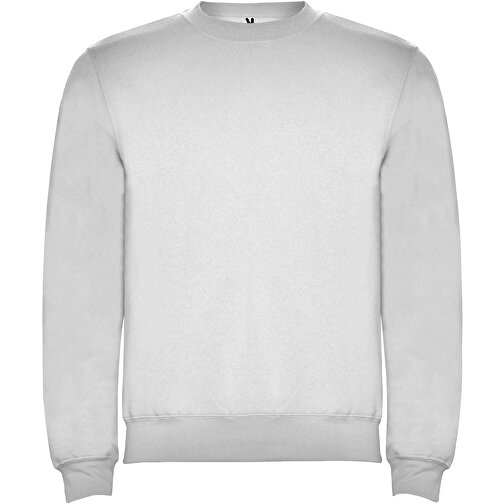 Clasica Sweatshirt Mit Rundhalsausschnitt Unisex , Ash white melange, Strick 50% Baumwolle, 50% Polyester, 280 g/m2, M, , Bild 1