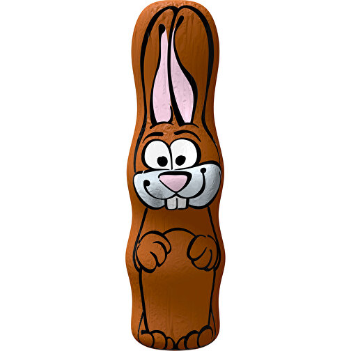 MAXI-Schoko-Osterhase , braun, 4,50cm x 15,00cm (Länge x Breite), Bild 1