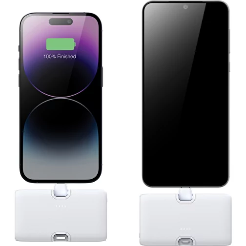 Urban Vitamin Los Angeles 20W Powerbank en plastique RCS rec., blanc, Image 6