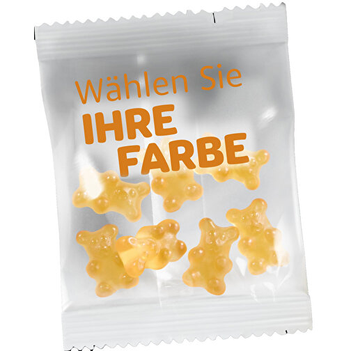 Ensfarvede premium-bamser, 10 g i en almindelig pose, Billede 1