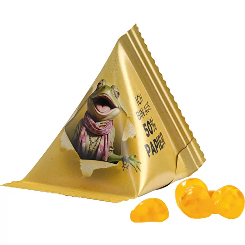 Tétraèdre 15 g, gomme aux fruits formes standard, Image 1