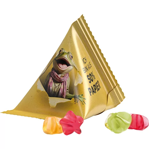 Tétraèdre 15 g, gomme aux fruits formes standard, Image 1