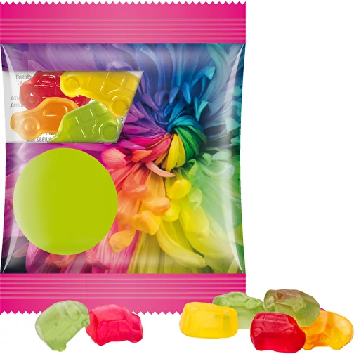 Mini-sachet, gomme aux fruits Trolli, 15 g, Image 2
