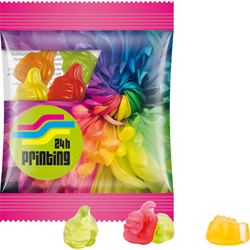 Minitüte, Trolli Fruchtgummi, 15 G , Trolli, Folie, 8,40cm x 7,00cm (Höhe x Breite), Bild 1