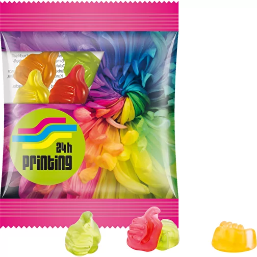 Mini-sachet, gomme aux fruits Trolli, 10 g, Image 1