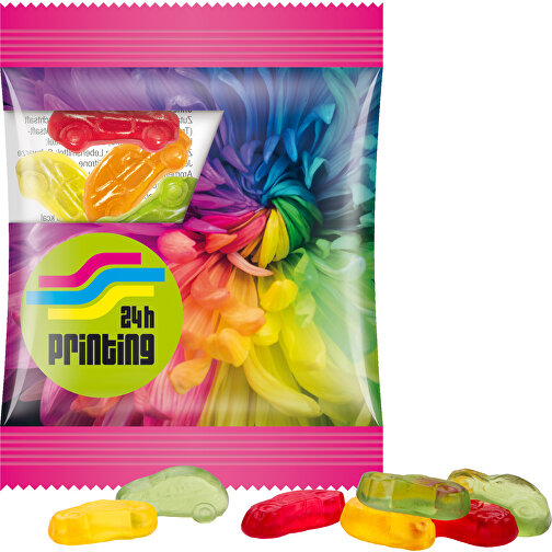 Minitüte, Trolli Fruchtgummi, 15 G , Trolli, Folie, 8,40cm x 7,00cm (Höhe x Breite), Bild 1