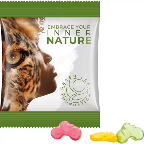 Mini-sachet, gomme aux fruits Trolli, 10 g, Image 1