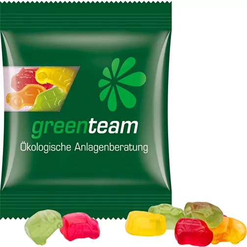 Mini-sachet, gomme aux fruits Trolli, 10 g, Image 1