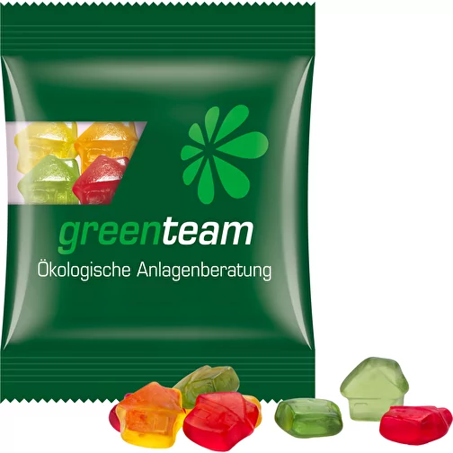 Mini-sachet, gomme aux fruits Trolli, 10 g, Image 1