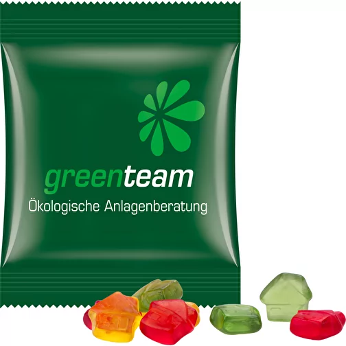 Mini-sachet, gomme aux fruits Trolli, 10 g, Image 1