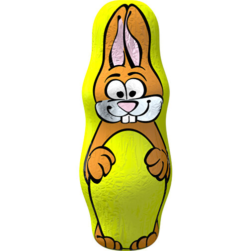 MIDI-Schoko-Osterhase , hellgrün, 4,00cm x 10,00cm (Länge x Breite), Bild 1