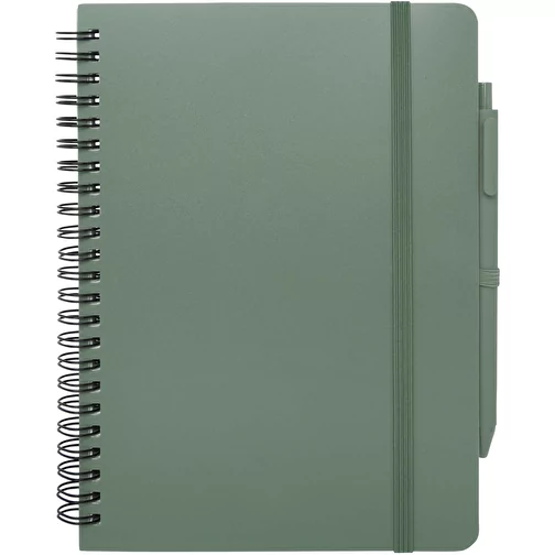 Thalaasa A5 recycled hardcover notesbog med kuglepen (sort refill), Billede 3