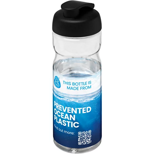 Bouteille de sport H2O Active® Eco Base 650ml avec couvercle à bascule, Image 2