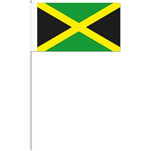 Dekofahne 'Jamaika' , Offsetpapier 80g/qm, 12,00cm x 40,00cm x 24,00cm (Länge x Höhe x Breite), Bild 1