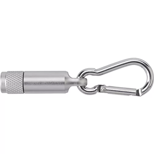 Mini-lampe de poche en aluminium avec mousqueton Tracy, Image 1