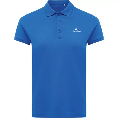 Iqoniq Yosemite Polo piqué pour femme en coton rec. bleu royal, Image 3