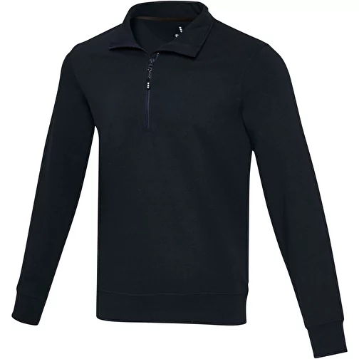 Sweater unisexe Aware™ recyclé à fermeture quart de zip, Image 1
