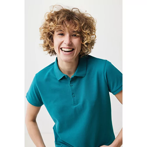 Iqoniq Yosemite Polo piqué pour femme en coton rec., verdigris, Image 7