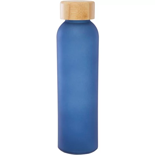 Bouteille Lume 500 ml en verre sodocalcique dépoli avec couvercle en bambou, Image 3