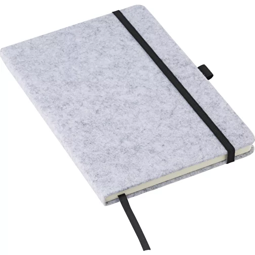 Carnet A5 en feutre rPET Harper, Image 3