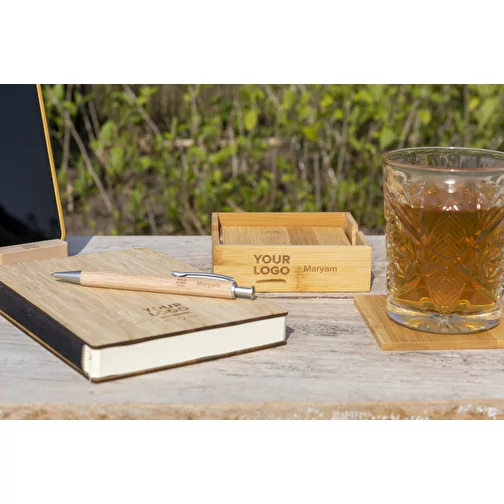 Set de sous-verres en bambou Archer, Image 4