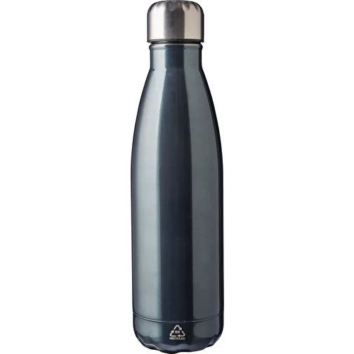 Gourde simple paroi en acier inoxydable recyclé de 650 ml Cliff, Image 3