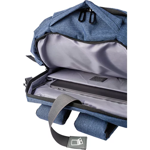 Sac à dos porte-ordinateur de 17 en polyester rPET 300D Malcolm, Image 9