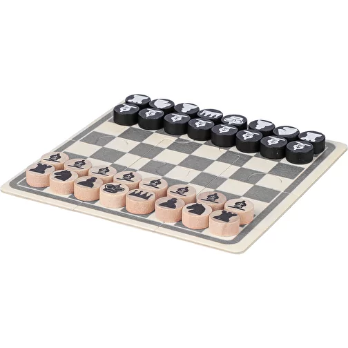 Set Gioco scacchi e dama in legno in legno Hank, Immagine 1