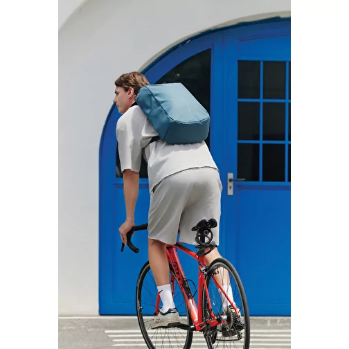 Urban sac à dos antivol hydrofuge, bleu, Image 3