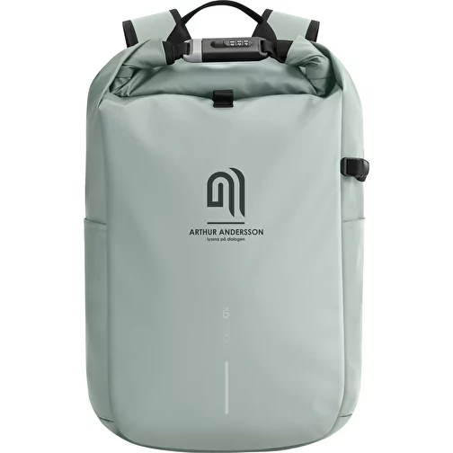 Urban sac à dos antivol hydrofuge, Iceberg green, Image 2