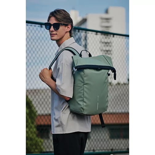 Urban sac à dos antivol hydrofuge, Iceberg green, Image 6