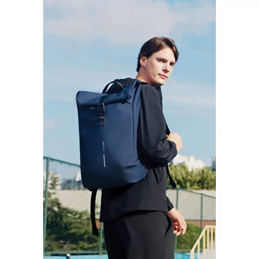 Urban sac à dos imperméable Flap-Top, bleu marine, Image 11