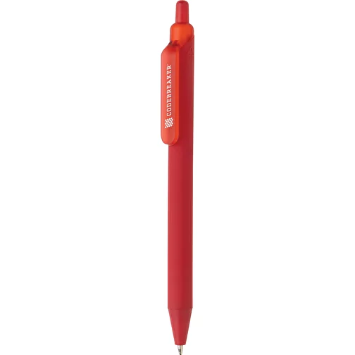 Stylet Tide Smooth Touch en ABS recyclé certifié GRS, rouge, Image 5