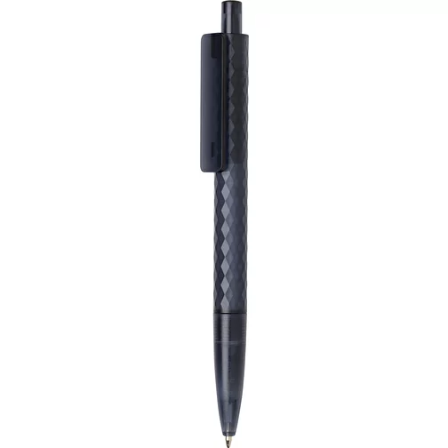 X3 Stylo Frosted en PC recyclé GRS, bleu marine, Image 1