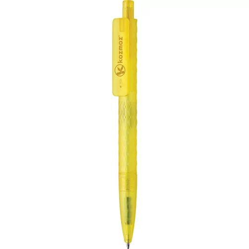 X3 Stylo Frosted en PC recyclé GRS, jaune, Image 4