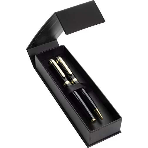 Swiss Peak Luca Deluxe set de stylos en laiton recyclé RCS, noir, Image 7