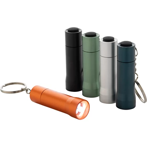 Lampe de poche porte-clés Flash en aluminium RCS rec., orange, Image 7