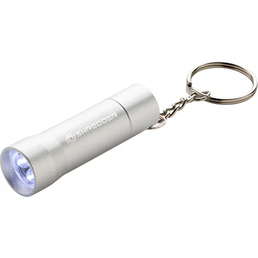 Lampe de poche porte-clés Flash en aluminium RCS rec., gris argenté, Image 6