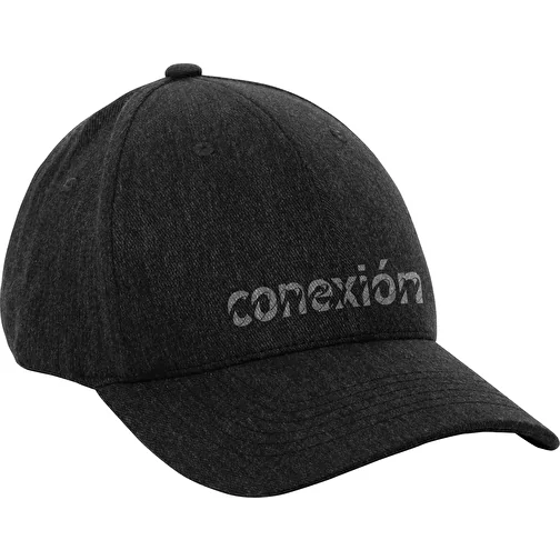 Casquette Heather 6 panneaux Milo AWARET, noire, Image 6