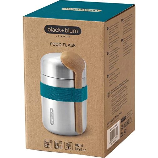 Flasque alimentaire Black+Blum 400ml, turquoise, Image 9