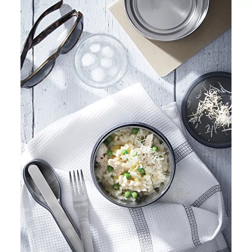 Black+Blum Glass Lunch Bowl 750ml, argenté, Image 12