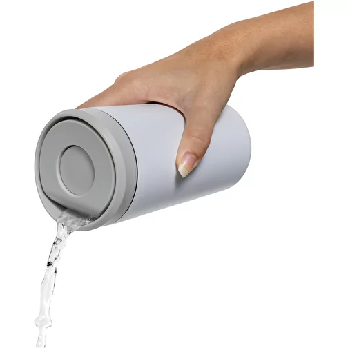 Avira Alix gobelet cliquable en acier RCS rec. 400ml, blanc, Image 6