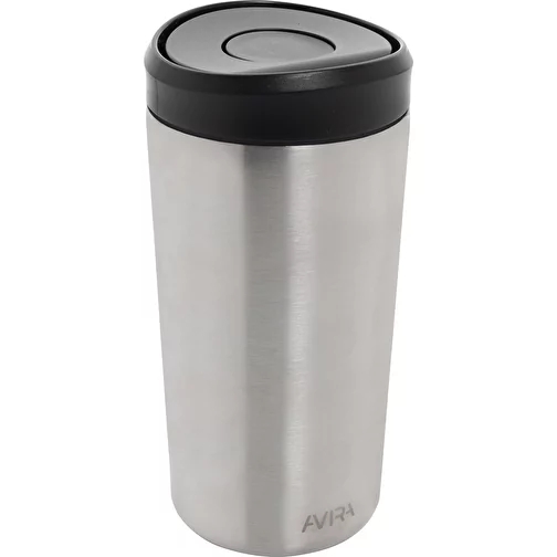 Avira Alix gobelet clic en acier RCS rec. 400ml, argent, Image 1