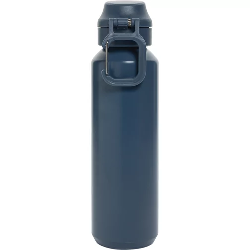 Via RCS Re-Steel Bouteille de sport avec bouchon, 600ml, bleu marine, Image 4