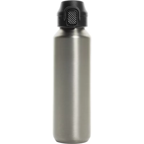 Via RCS Re-Steel Bouteille de sport avec bouchon, 600ml, argent, Image 2
