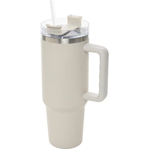 Gobelet Peakflow en acier inoxydable recyclé RCS 1200ml, gris, Image 1