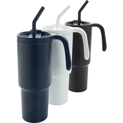 Graphic 360 Gobelet en plastique recyclé certifié RCS. Acier, 900ml, blanc, Image 12